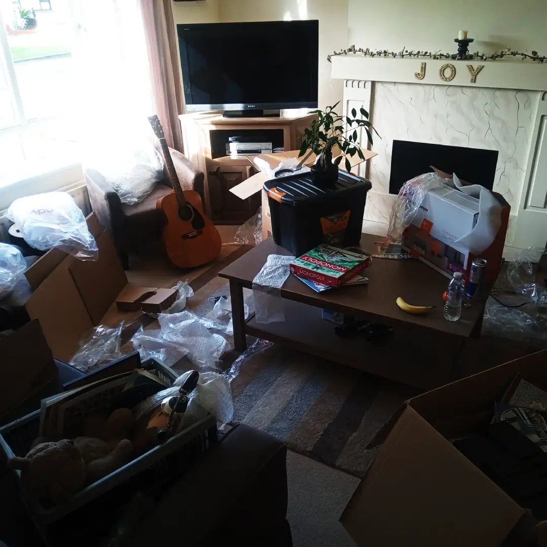 Moving in.